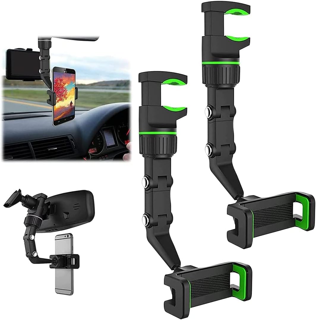 Rear View Mirror Phone Holder