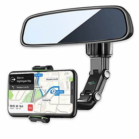 Rear View Mirror Phone Holder