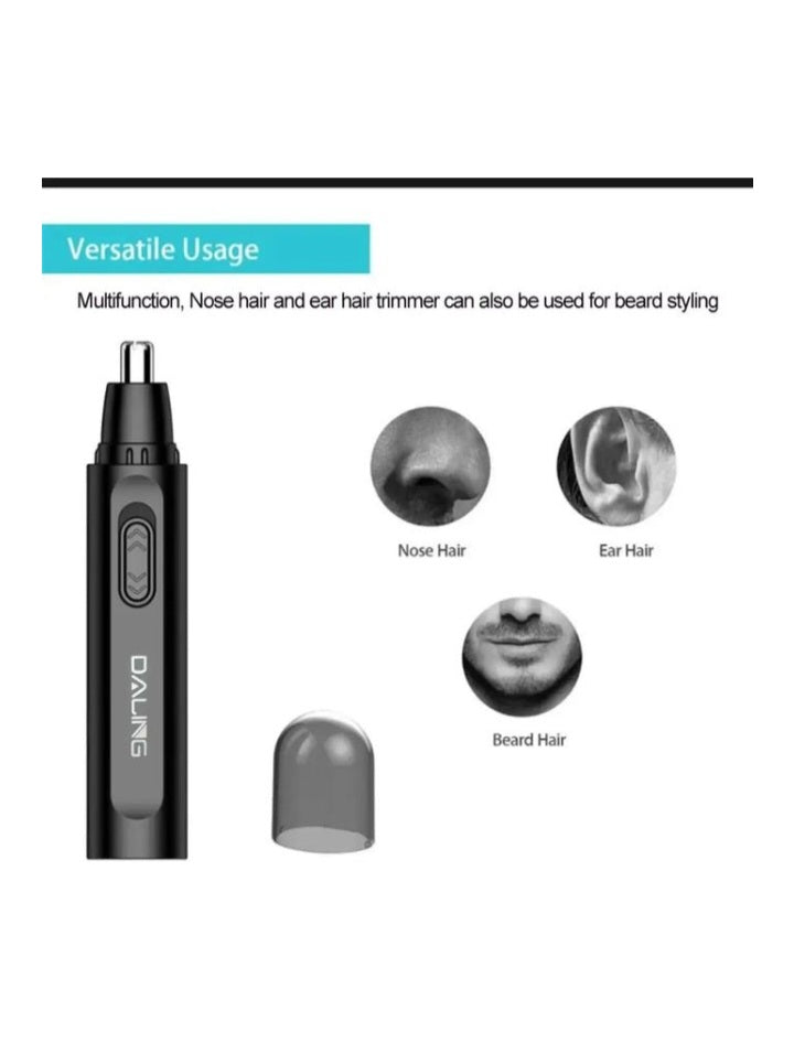 DALING Men's Rechargeable Nose and Ear Hair Trimmer