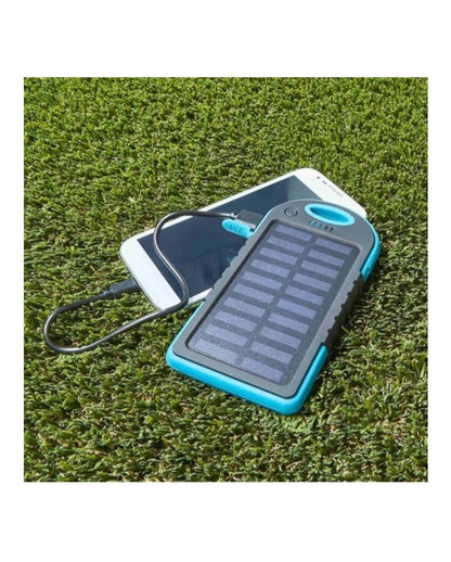 5000mAh Solar Charger Powerbank With Emergency Torch And Carabiner - AL-16