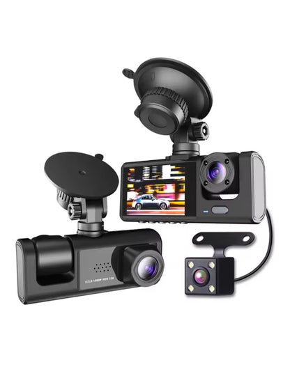 Dash Cam - Clear Triple Lens with Parking Mode